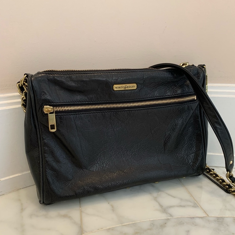 Rebecca minkoff 5-zip crossbody bag